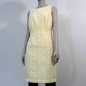 Trina Turk Size 4 Sleeveless Sunshine Embroidered Dress